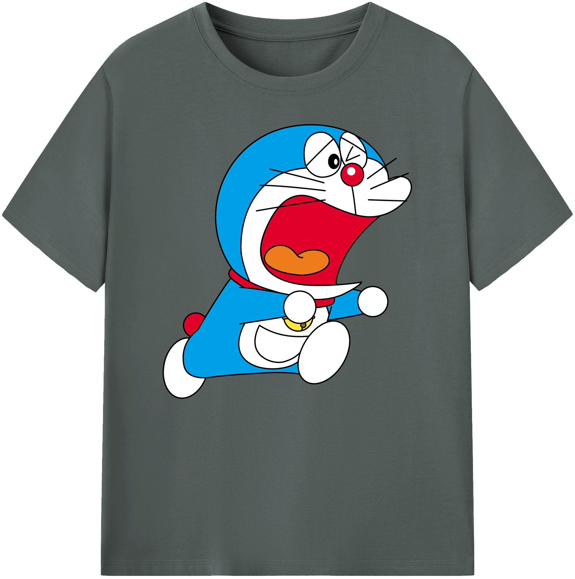 （画像用） ドラえもん Doraemon 綿100％ メンズ半袖Tシャツ｜肌触りやわらか＆通気性